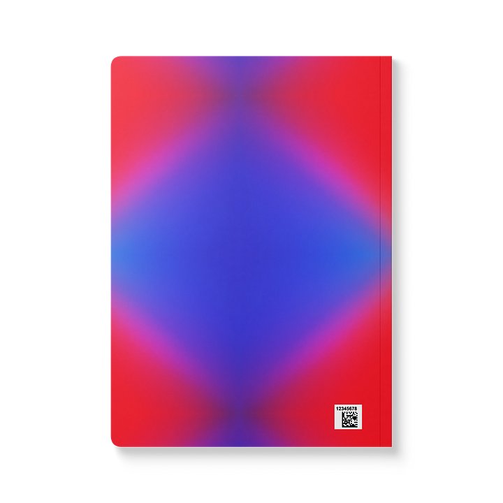 "Blue Diamond" Softcover Notebook product image (2)