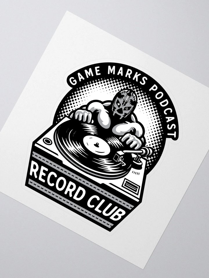 Game Marks Podcast Record Club Sticker product image (5)