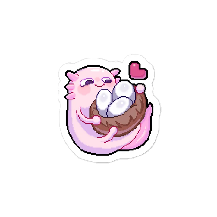 Egg A'Lotl Vinyl Kiss-cut Sticker product image (1)