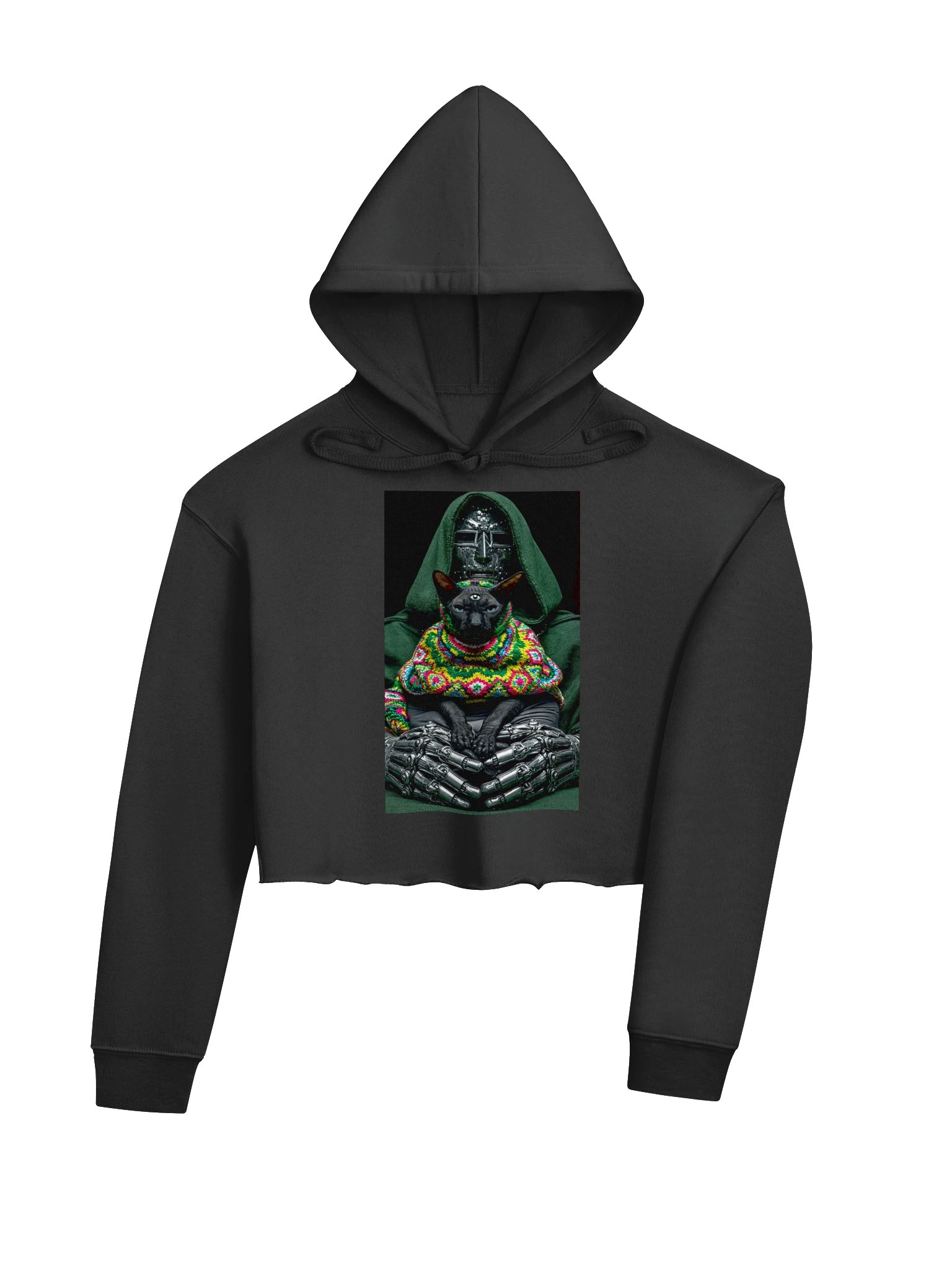 OUIJA DOOM - CROPPED HOODIE (PREMIUM) product image (7)