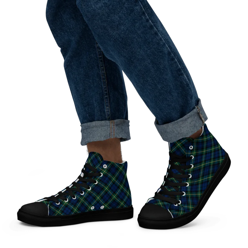 Gordon Tartan Men's High Top Shoes product image (5)