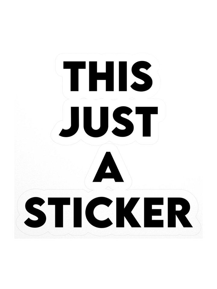 This is just a sticker sticker product image (1)