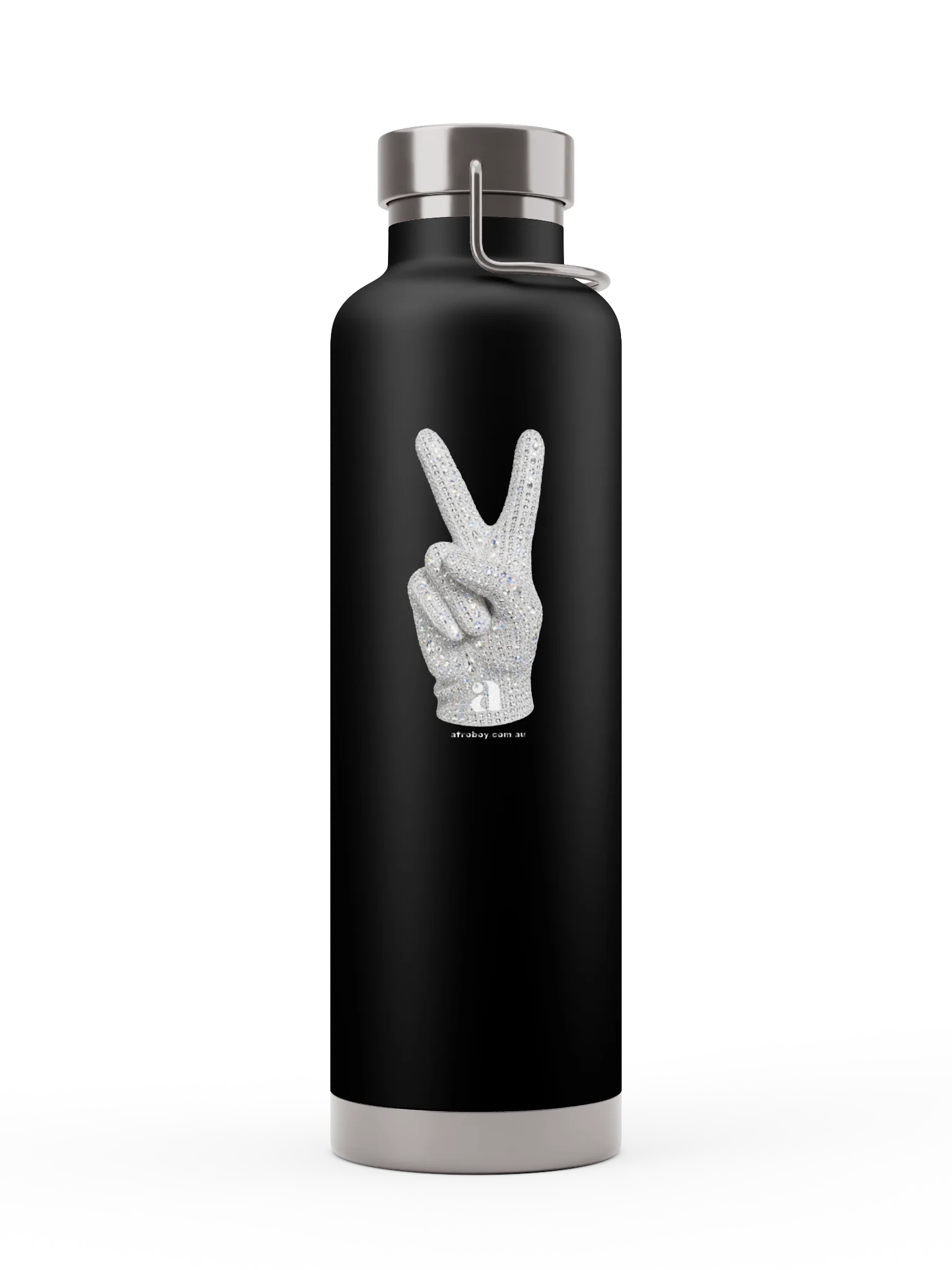 AB Copper Vacuum 'Peace Sign' 22oz Bottle product image (1)