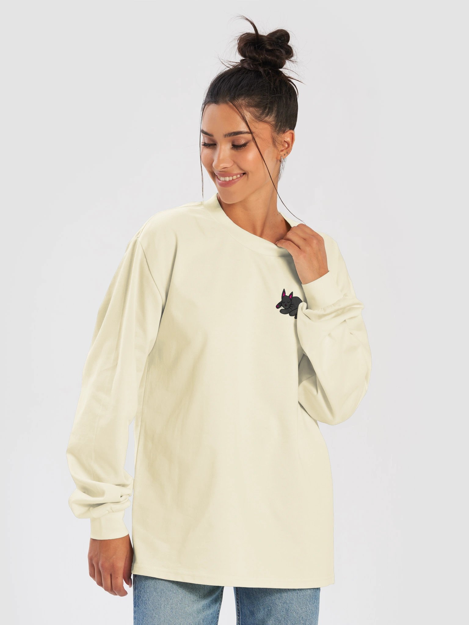 Sleepy BlackCat Minimalist Tee product image (12)