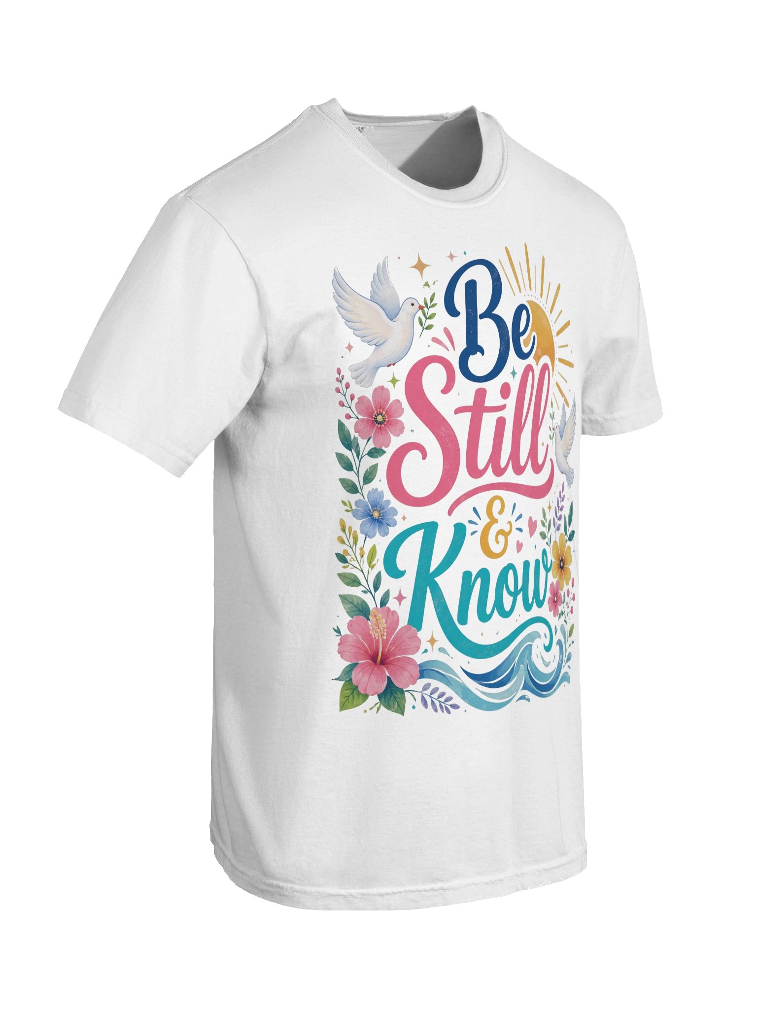 Be Still & Know Comfort Colors Christian T-Shirt product image (22)