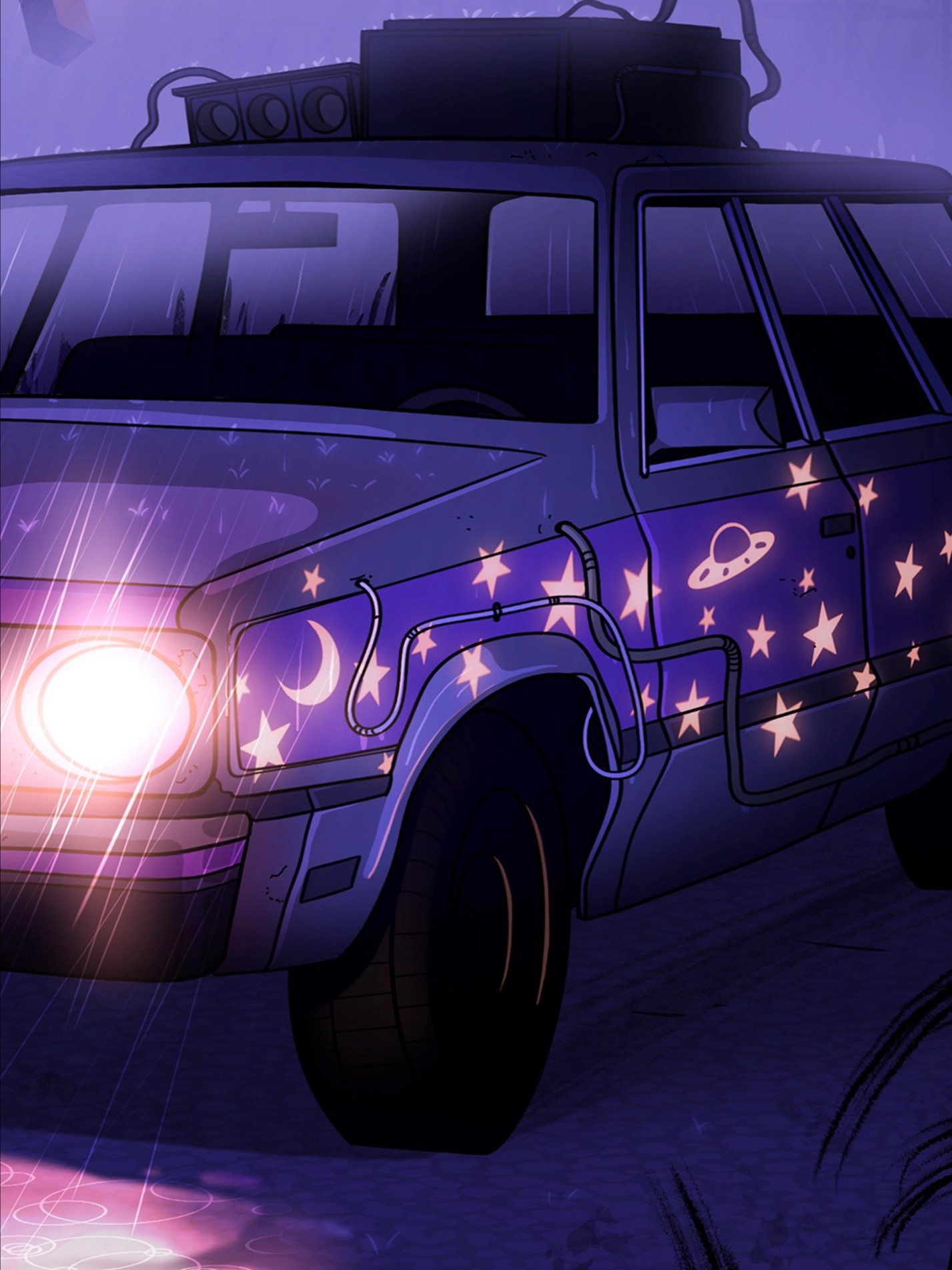 Pacific Drive Poster by Dana Ulama Official Art Print product image (4)