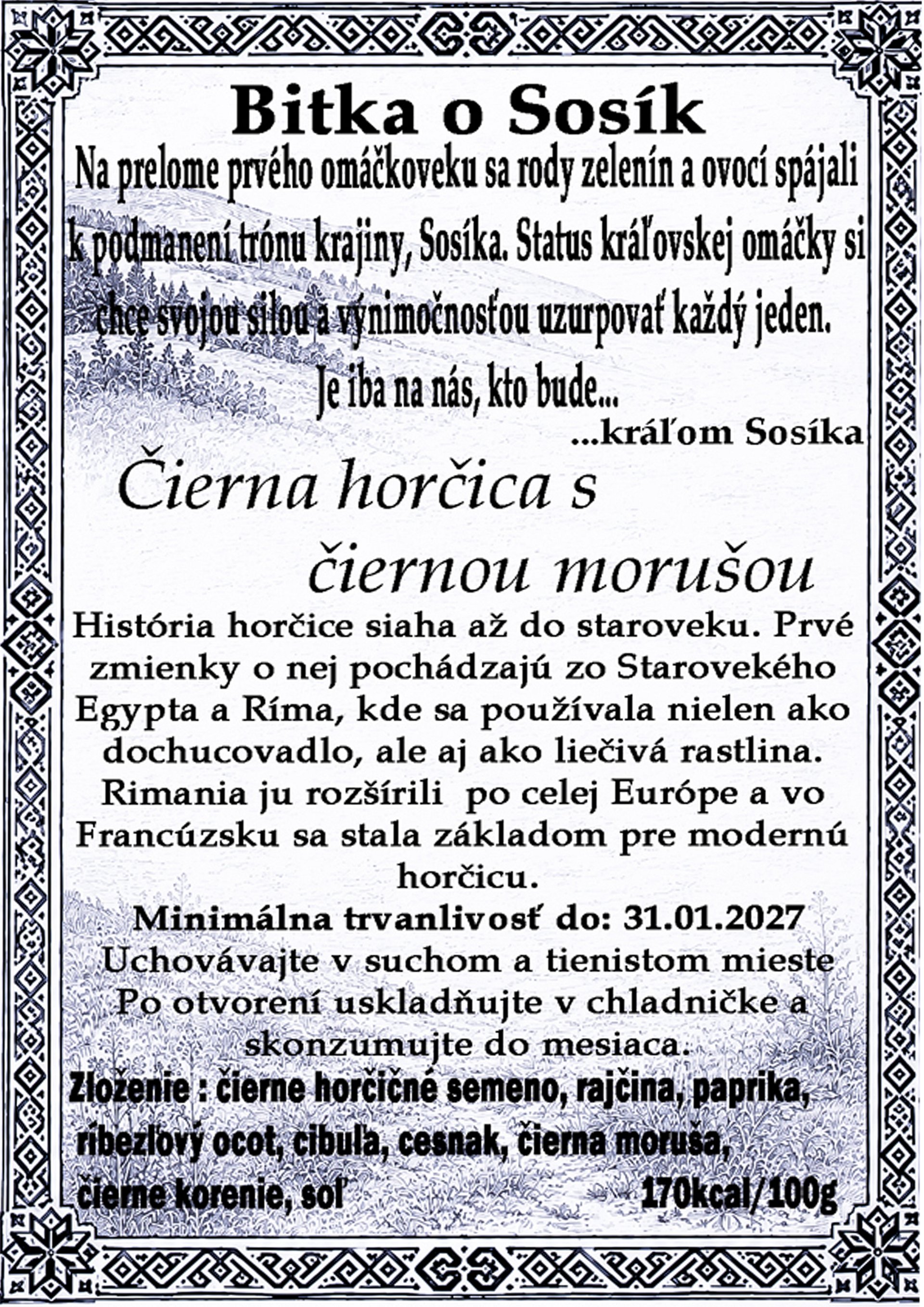 Čierna horčica s čiernou morušou product image (2)