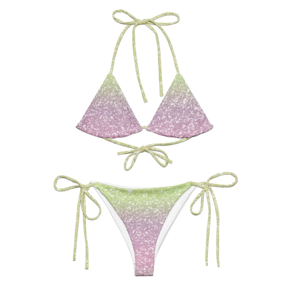 Glitter Unicorn Texture Design String Bikini (12) product image (3)