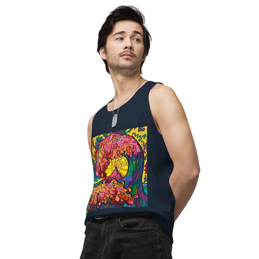 Vibrant Swirls Men's Tank Top - Ocean Wave product image (53)