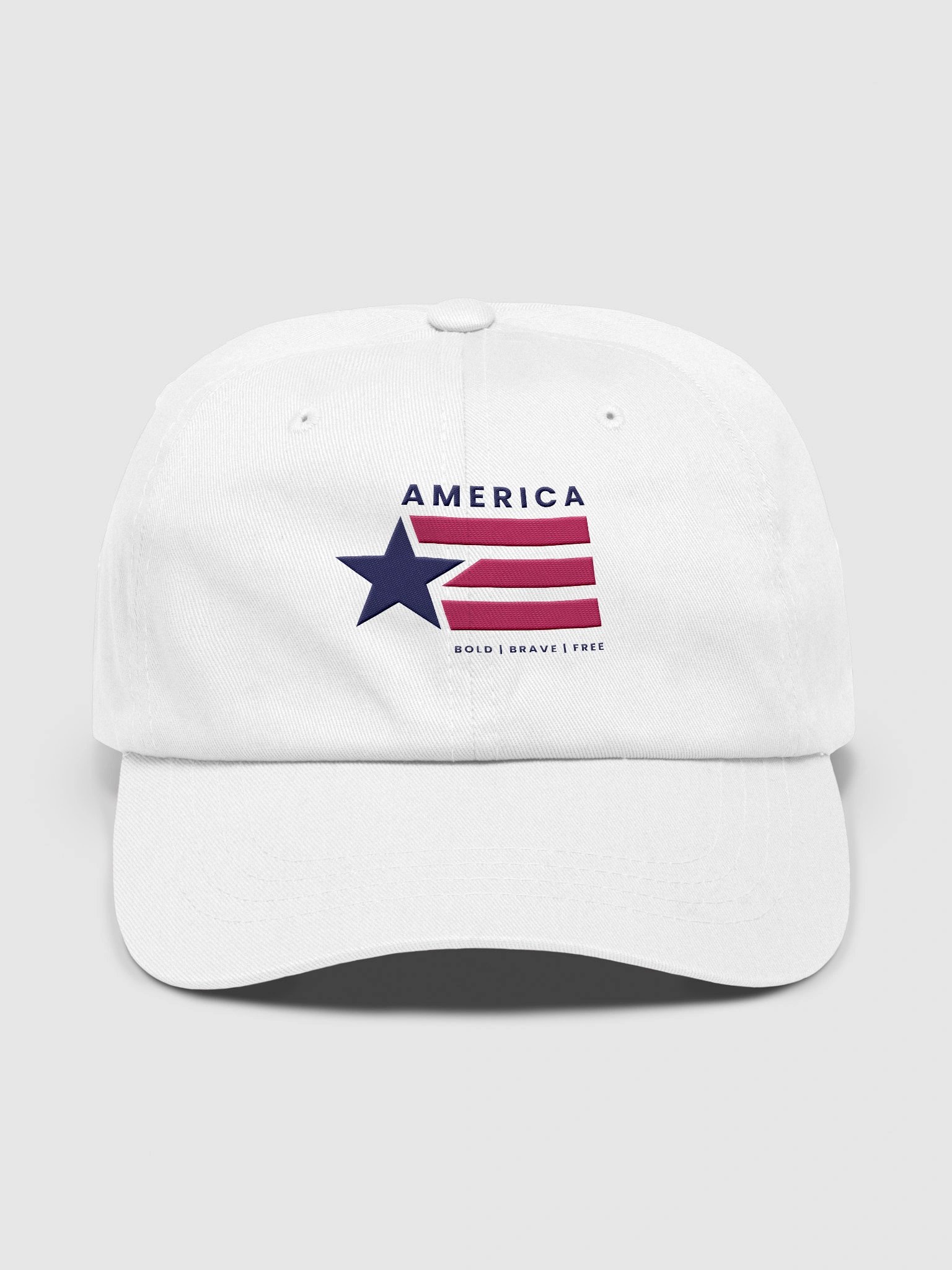 Bold Brave and Free Dad Hat product image (1)