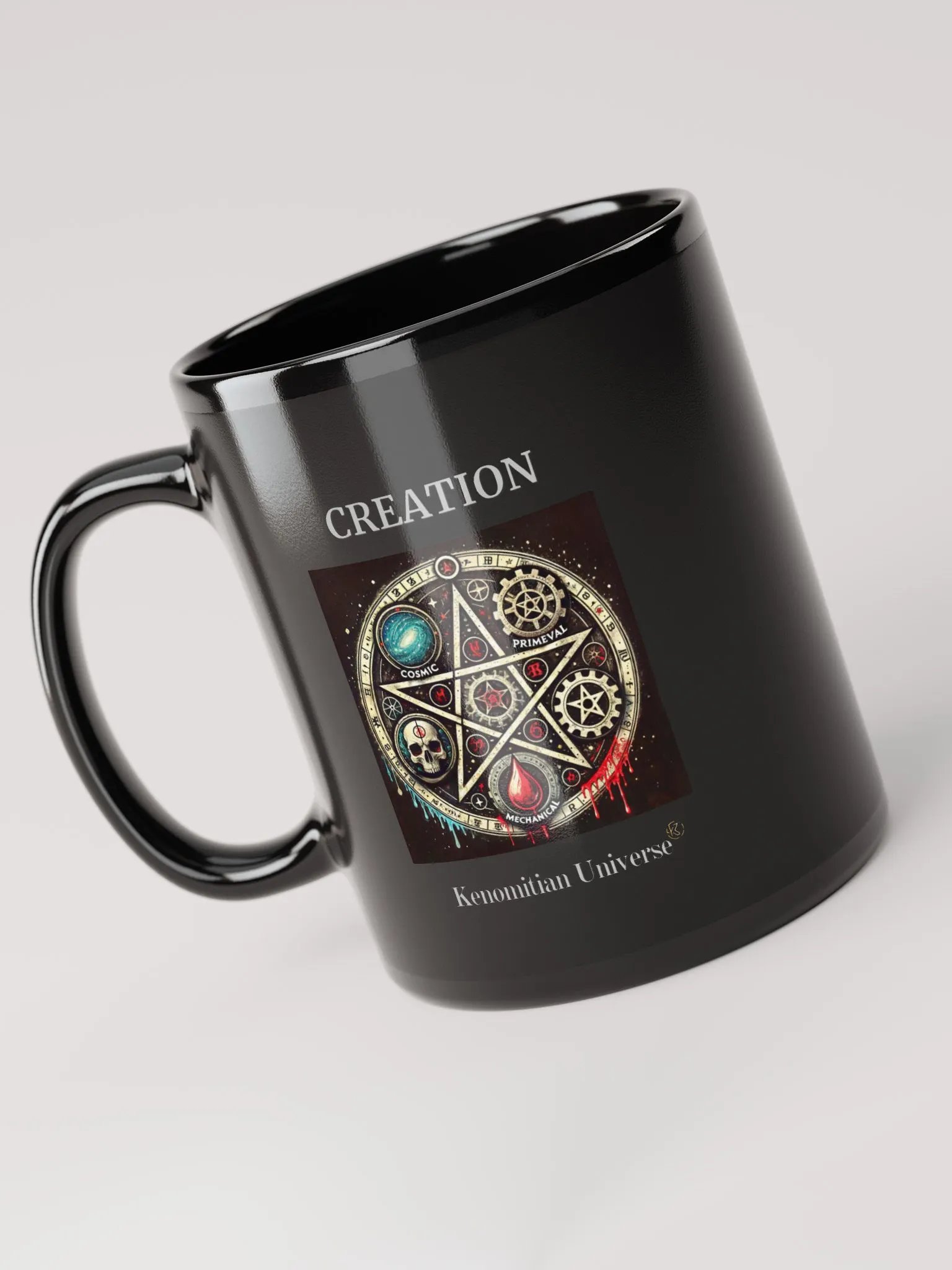 Creation | Black Glossy Mug product image (4)