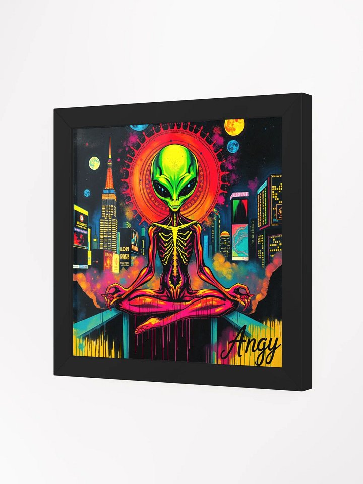 They catch on quickly! Wood Framed Matte Poster product image (7)