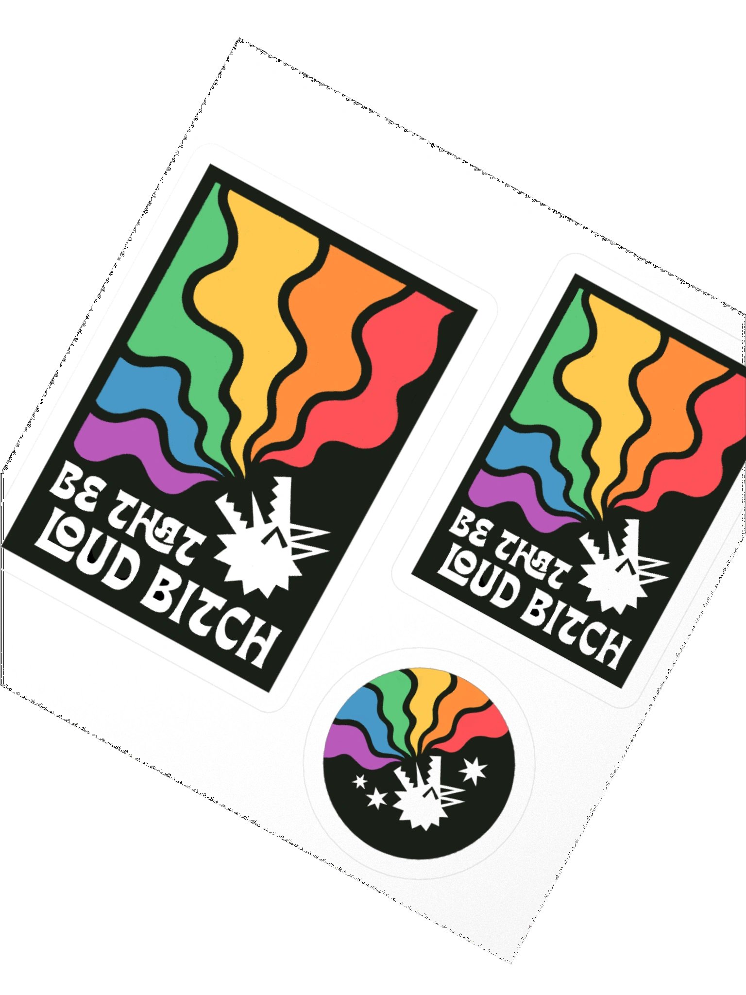 "Be That Loud Bitch" stickers product image (2)