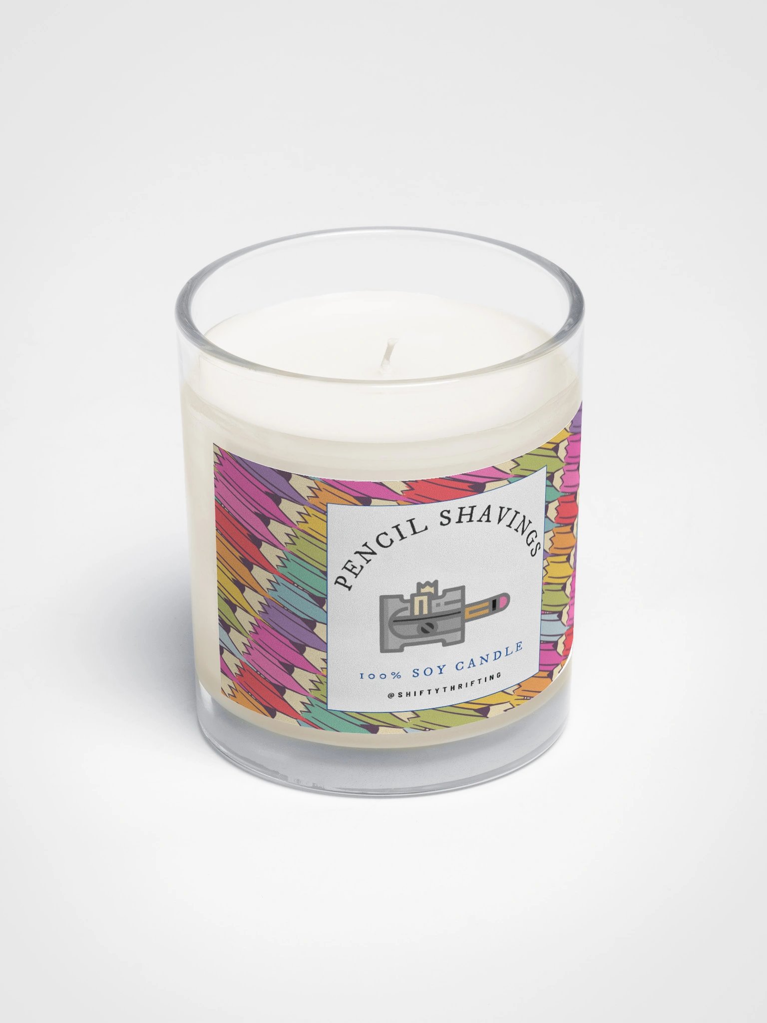 Pencil Shavings soy candle product image (3)