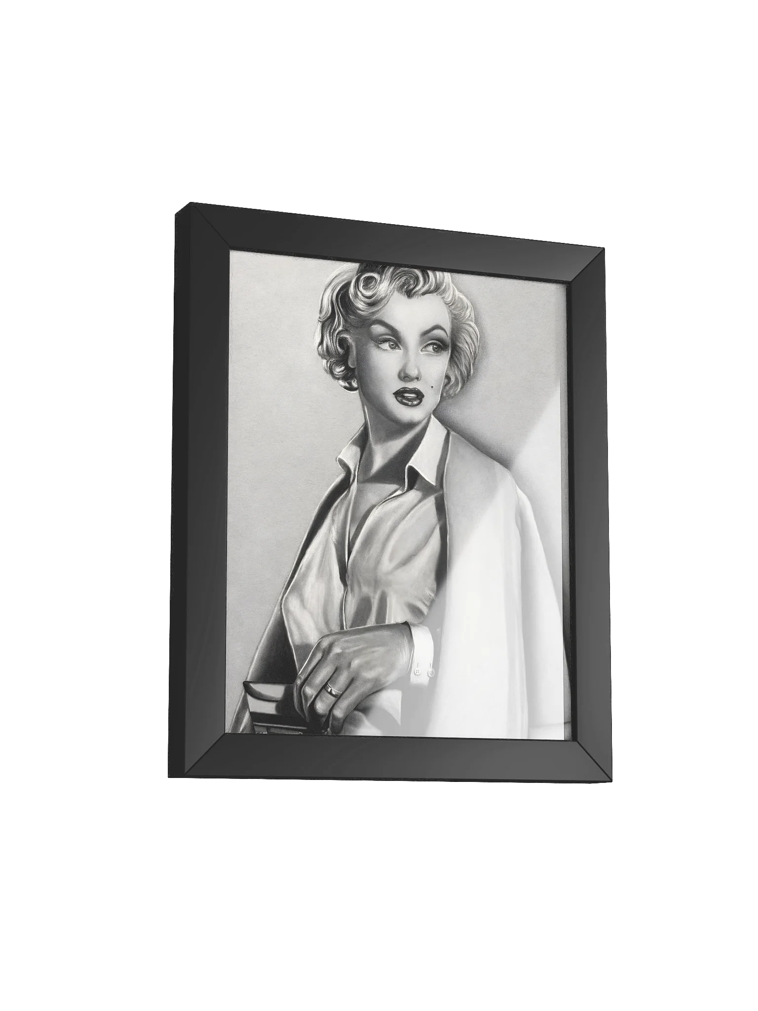 6ixblades Norma Jean — Framed Art Print product image (2)