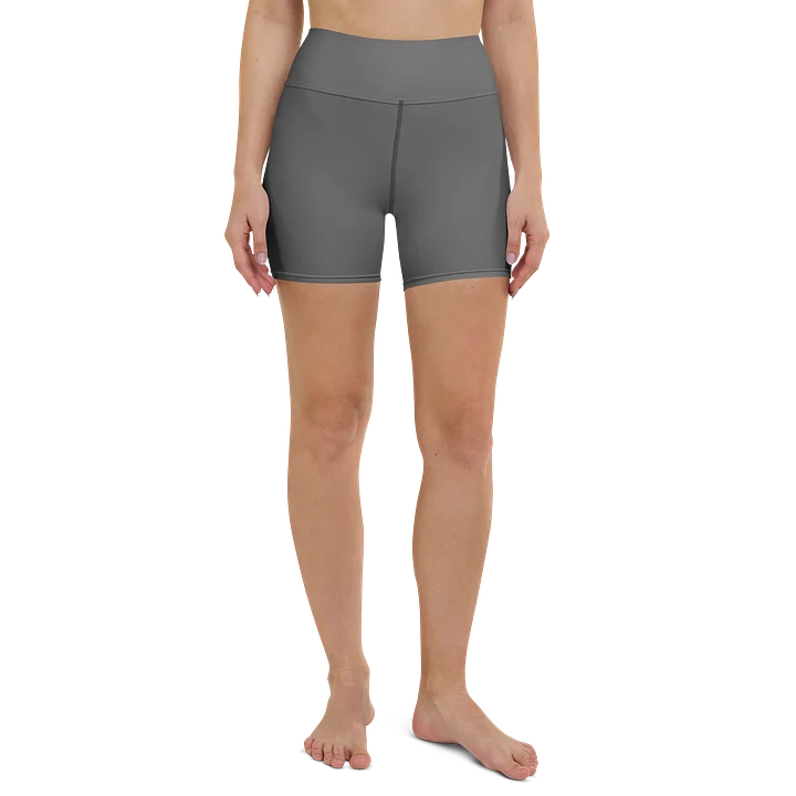 His House Womens Yoga Shorts - Grey product image (2)
