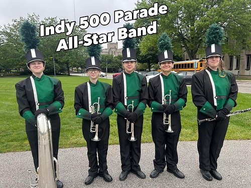 Super Proud of our Marching Arabians that had a chance to march in the #indianapolis500parade All-Star Band.
