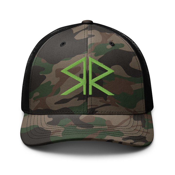 RR Kick Exclusive Camo Trucker Hat product image (1)