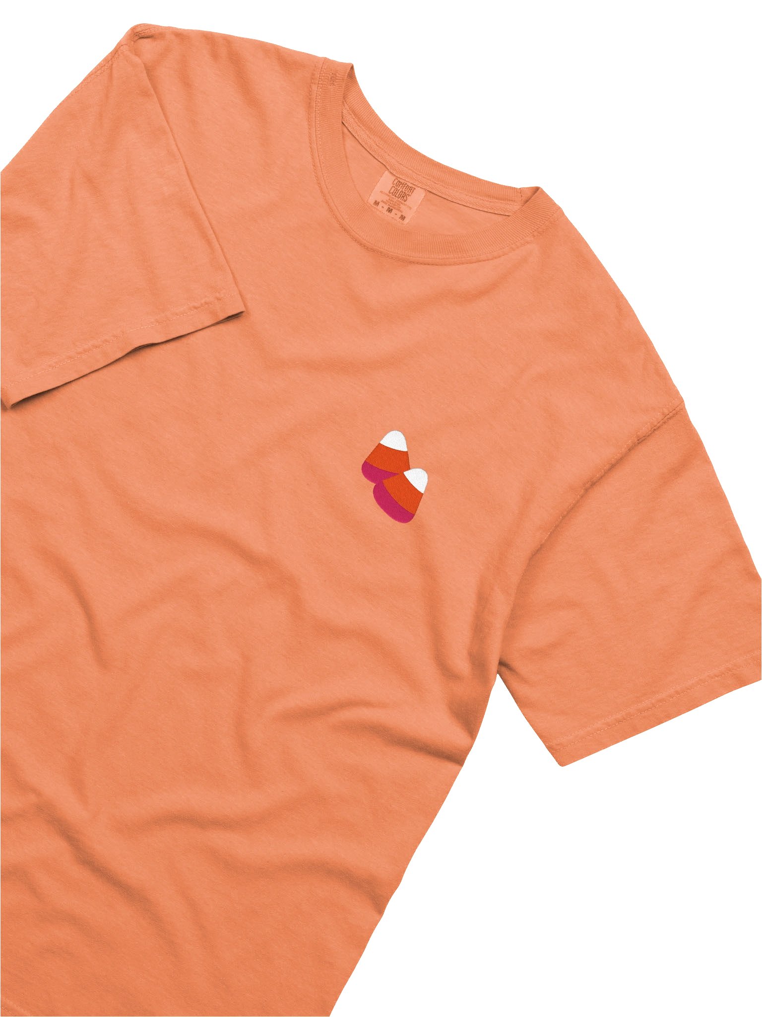 🆕 Candy Corn Embroidered T-Shirt product image (1)
