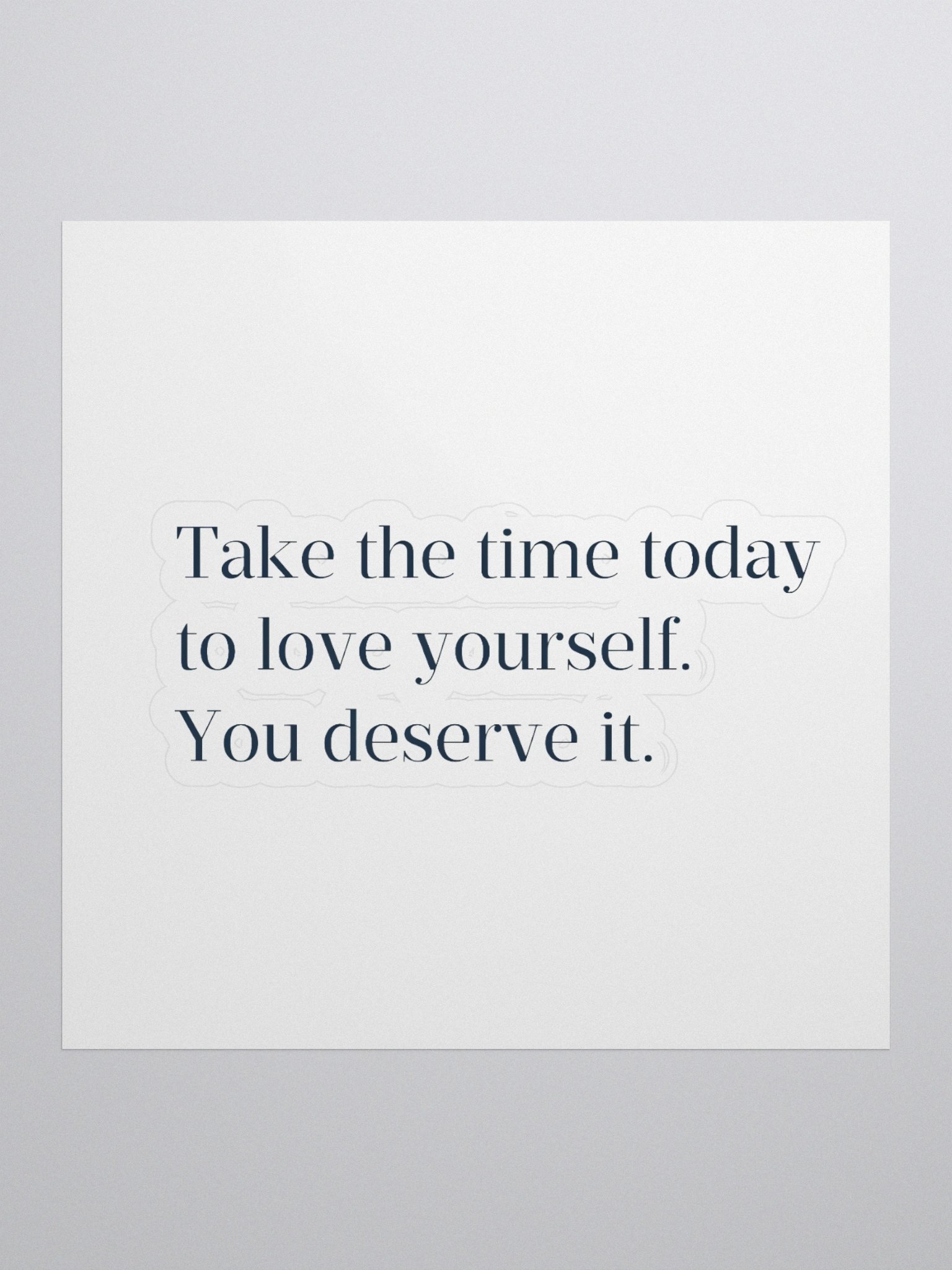 LOVE YOURSELF STICKER product image (1)