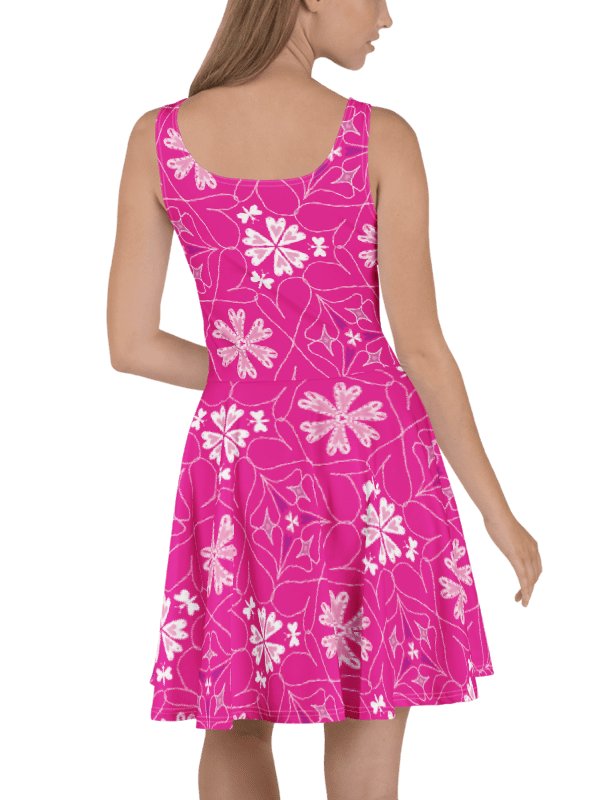 Hearts Blooming Skater Dress | Fit & Flare | Monique Faella Designs™ product image (10)