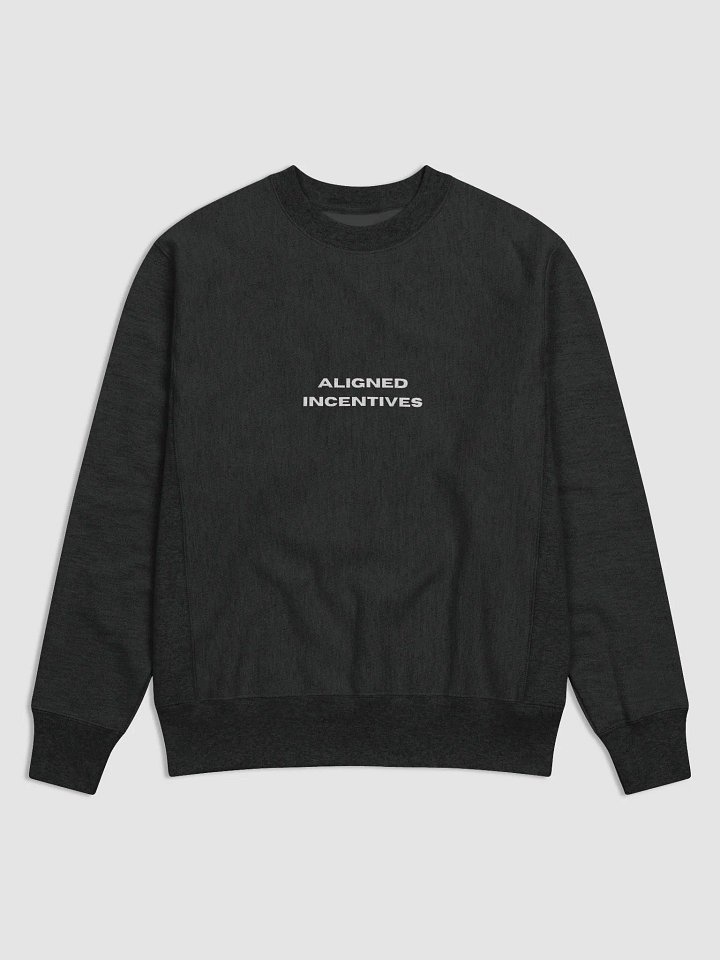 Aligned Incentives Premium Crew Sweatshirt - Black product image (1)