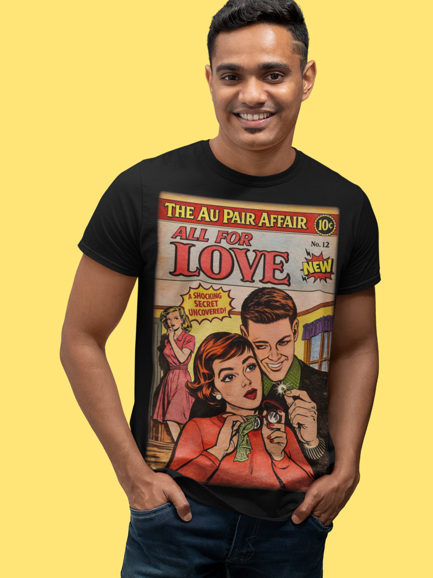 The Au Pair Affair Vintage Comic T-Shirt product image (5)