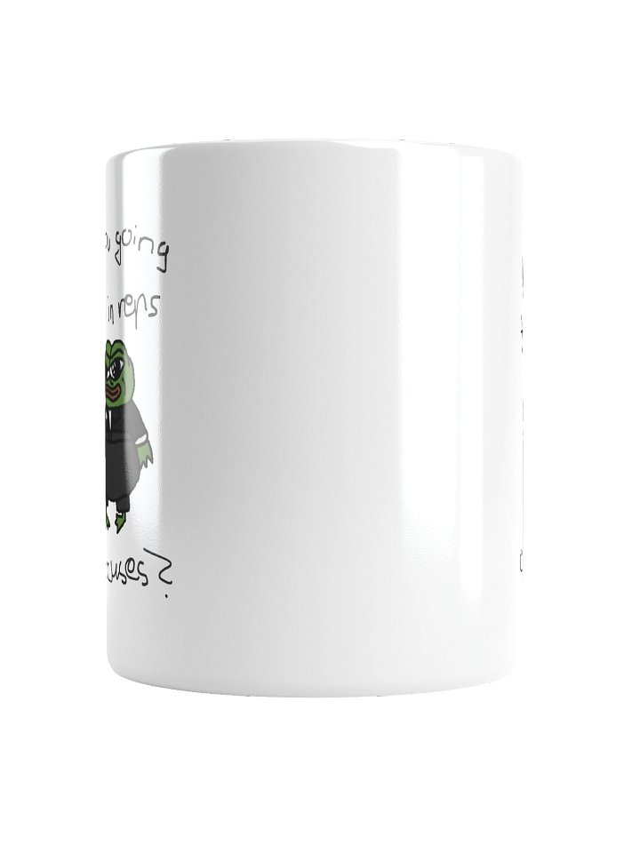 Reps Or Excuses Mug – Funny Gym Frog Coffee Mug | 11oz Workout Motivation Gift product image (2)