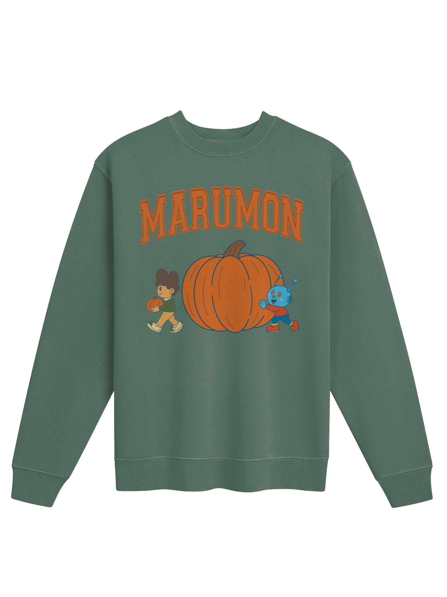 MARUMON FALL HARVEST SWEATSHIRT (ORANGE) product image (2)