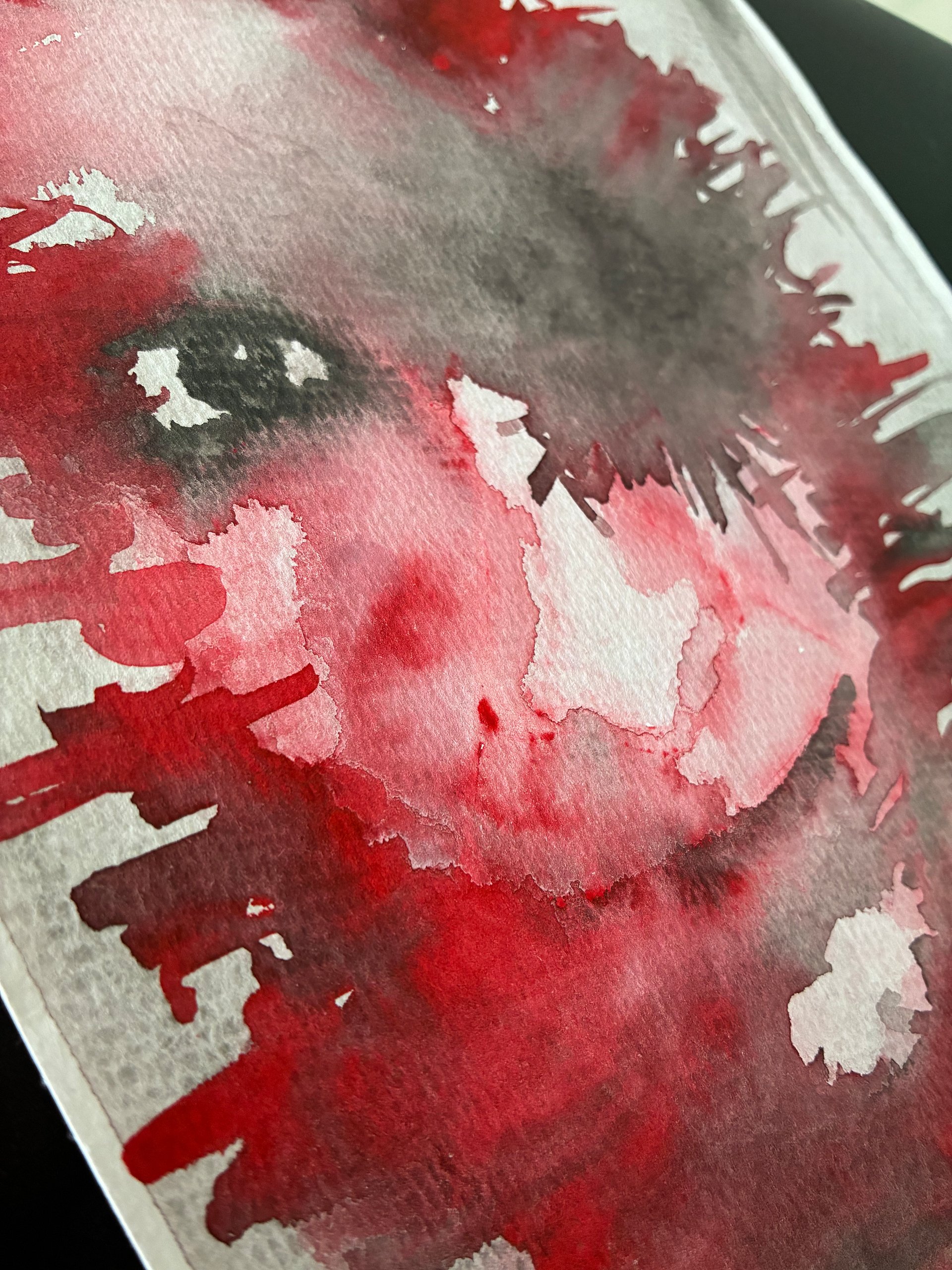 Look – Matte Print of Original Watercolour Portrait product image (2)