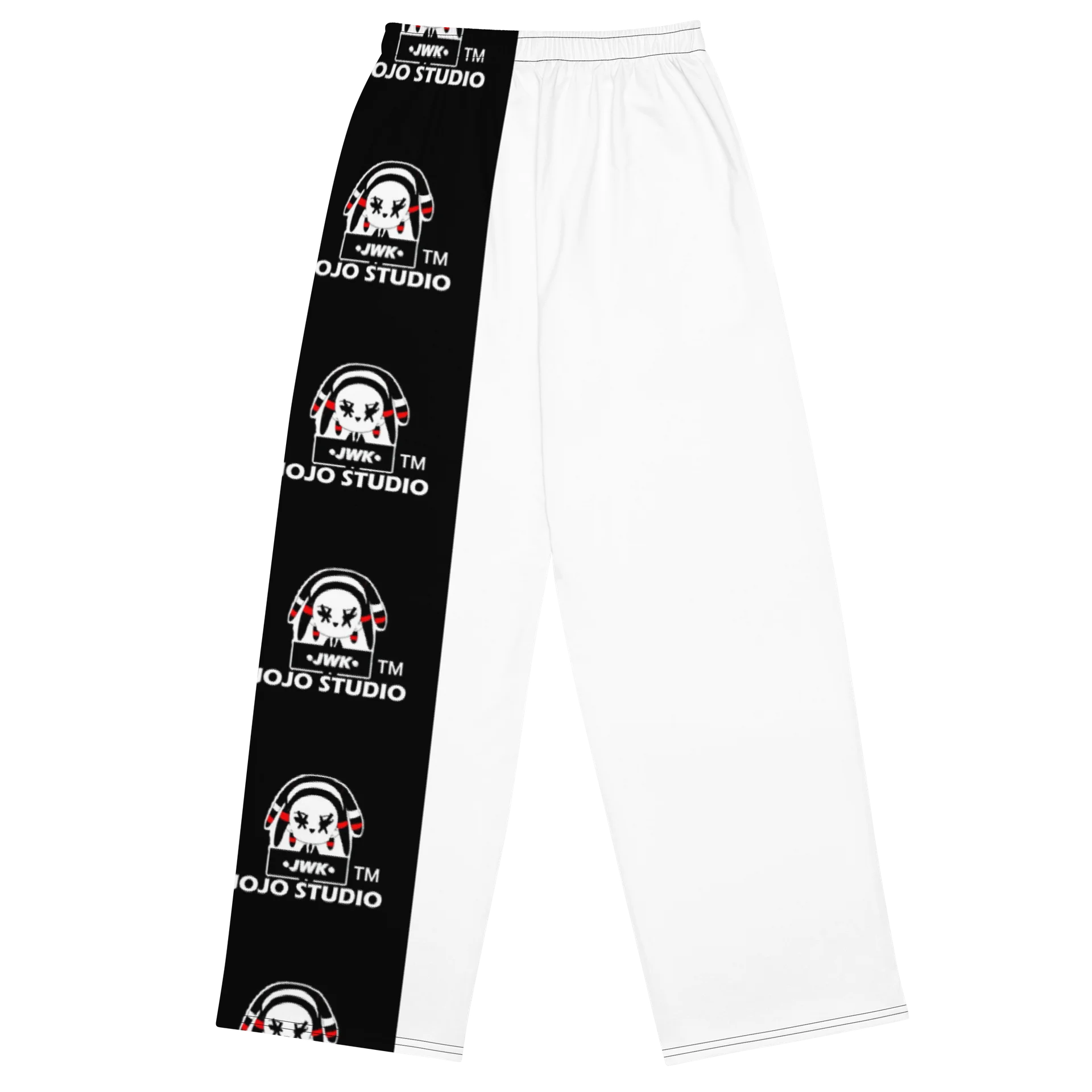 Jozef Kayembe Logo Wide-Leg Pants | JWK JOJO STUDIO product image (2)