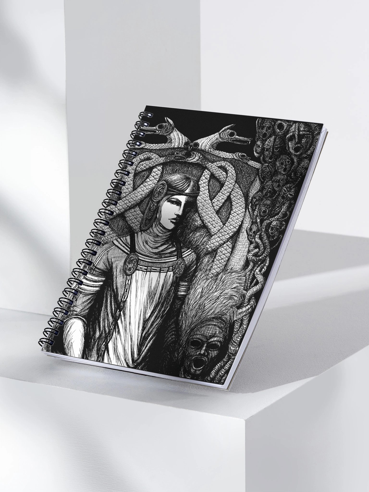 Hel Spiral Notebook · Print on both covers product image (4)