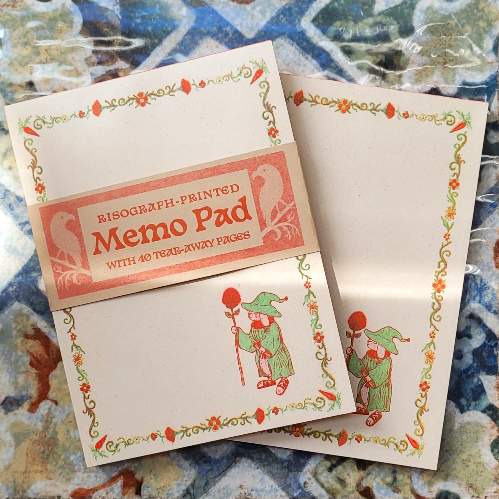 Riso Printed Bunny Wizard Memo Pad product image (4)