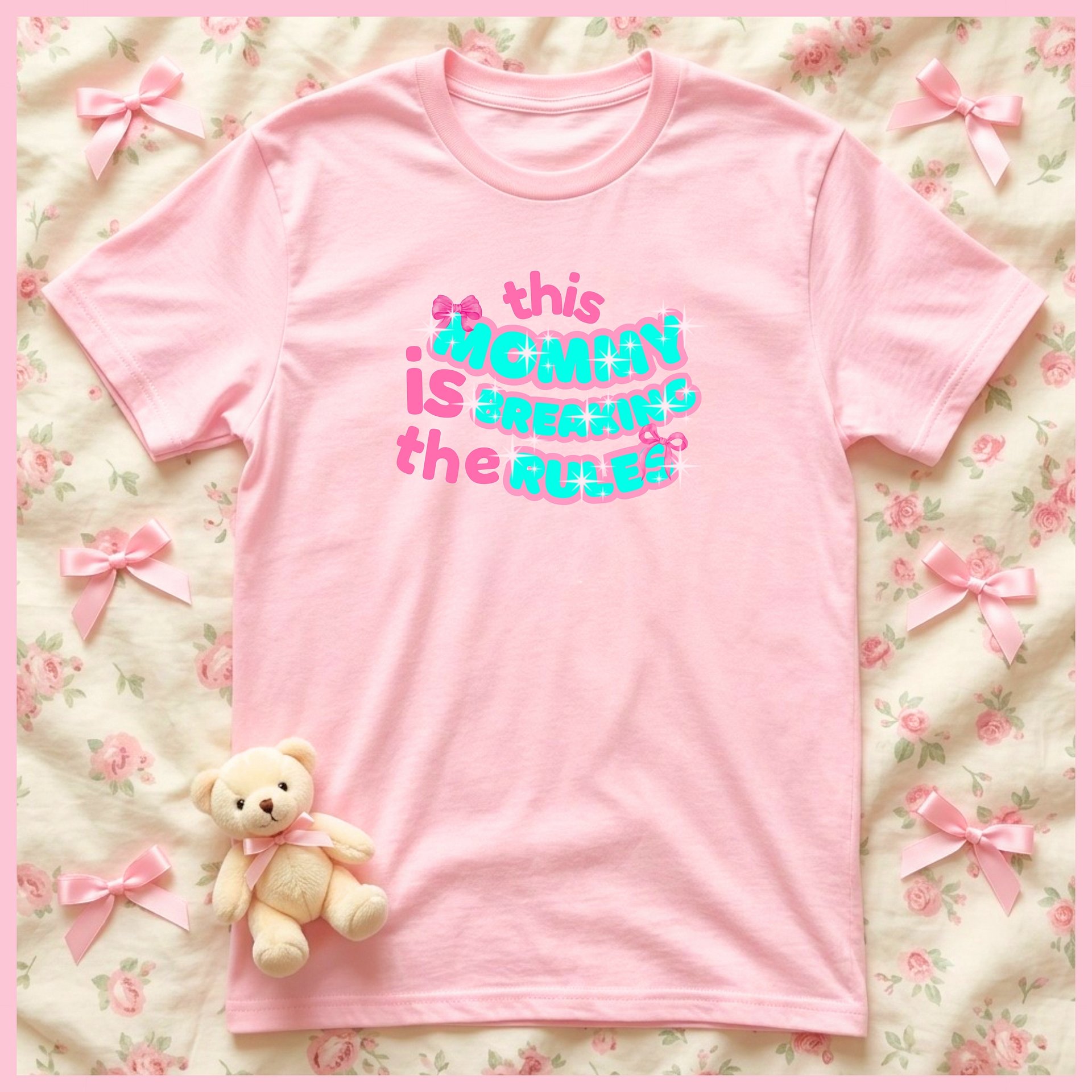 This Mommy is Breaking the Rules🩷Super soft🪽 Mommy Tee product image (1)