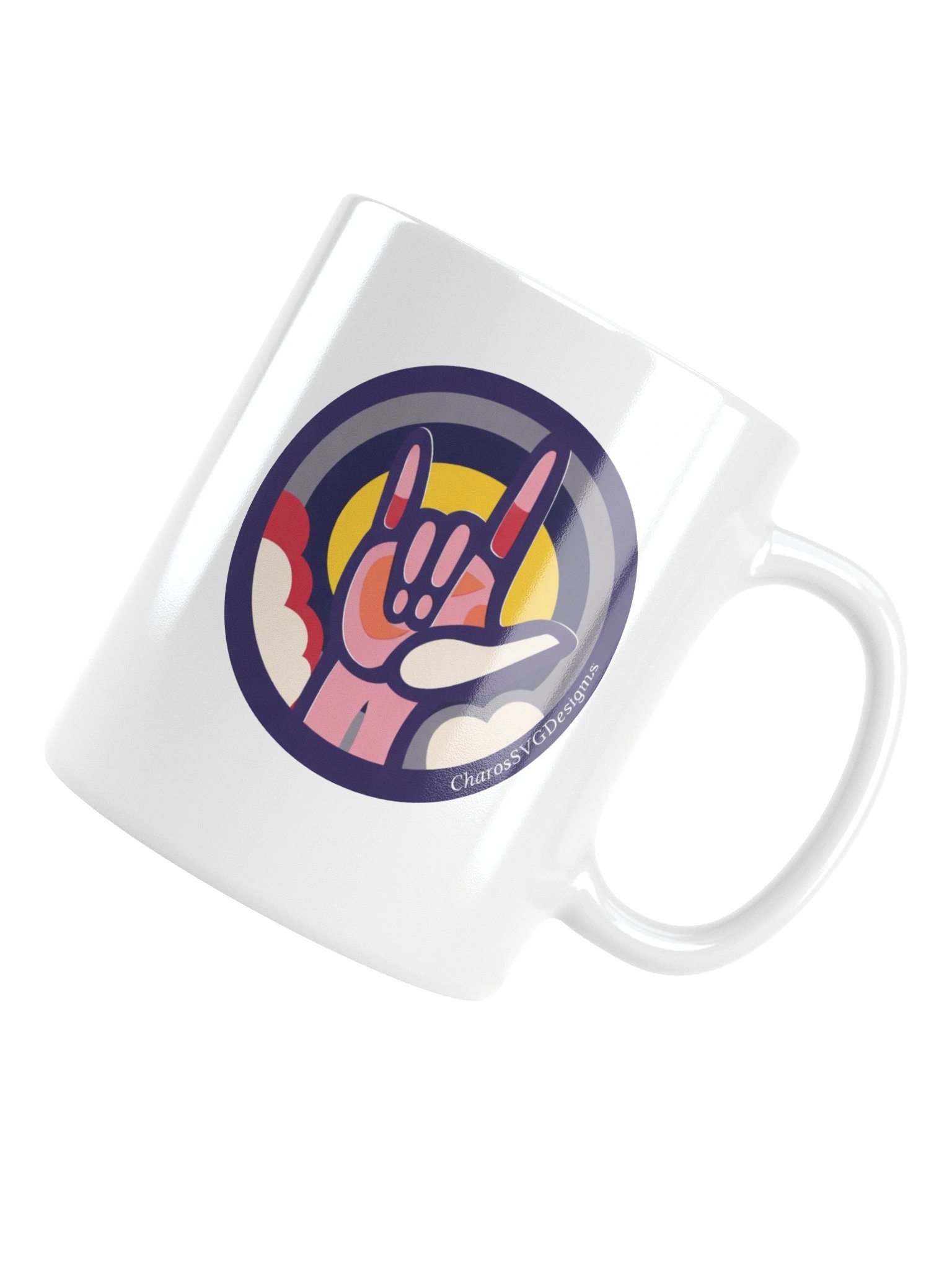 ASL I Love You to Infinity Mug | Sign Language Coffee Cup | Meaningful Gift | Love Without Words | Deaf Community Inspired product image (6)