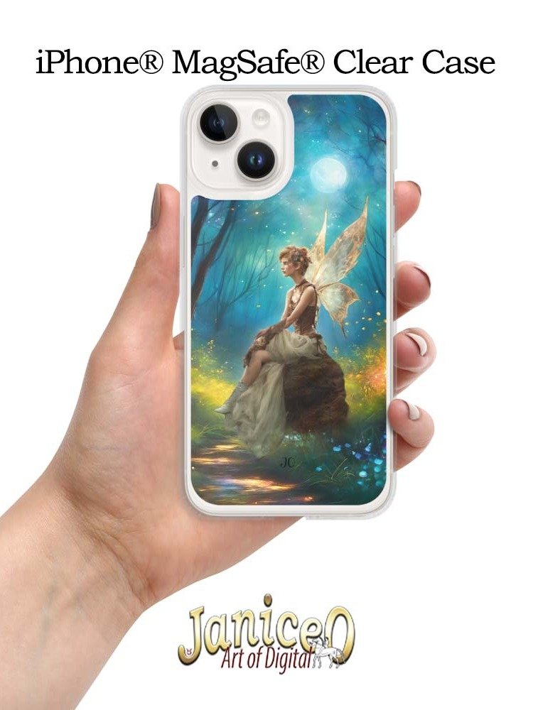Moonlit Fairy Enchantment iPhone® MagSafe® Clear Case product image (26)