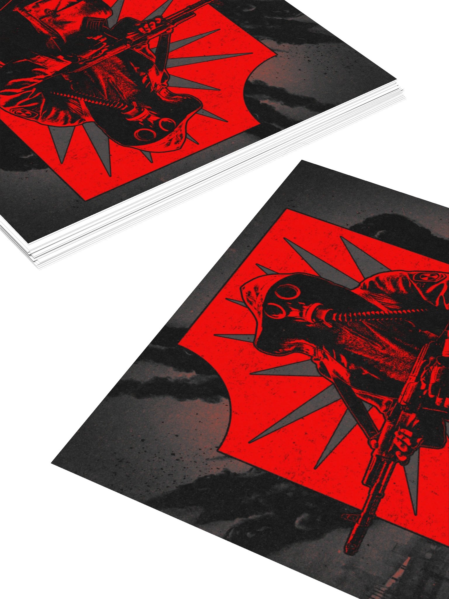 "SABOTAGE" STICKER RED product image (10)