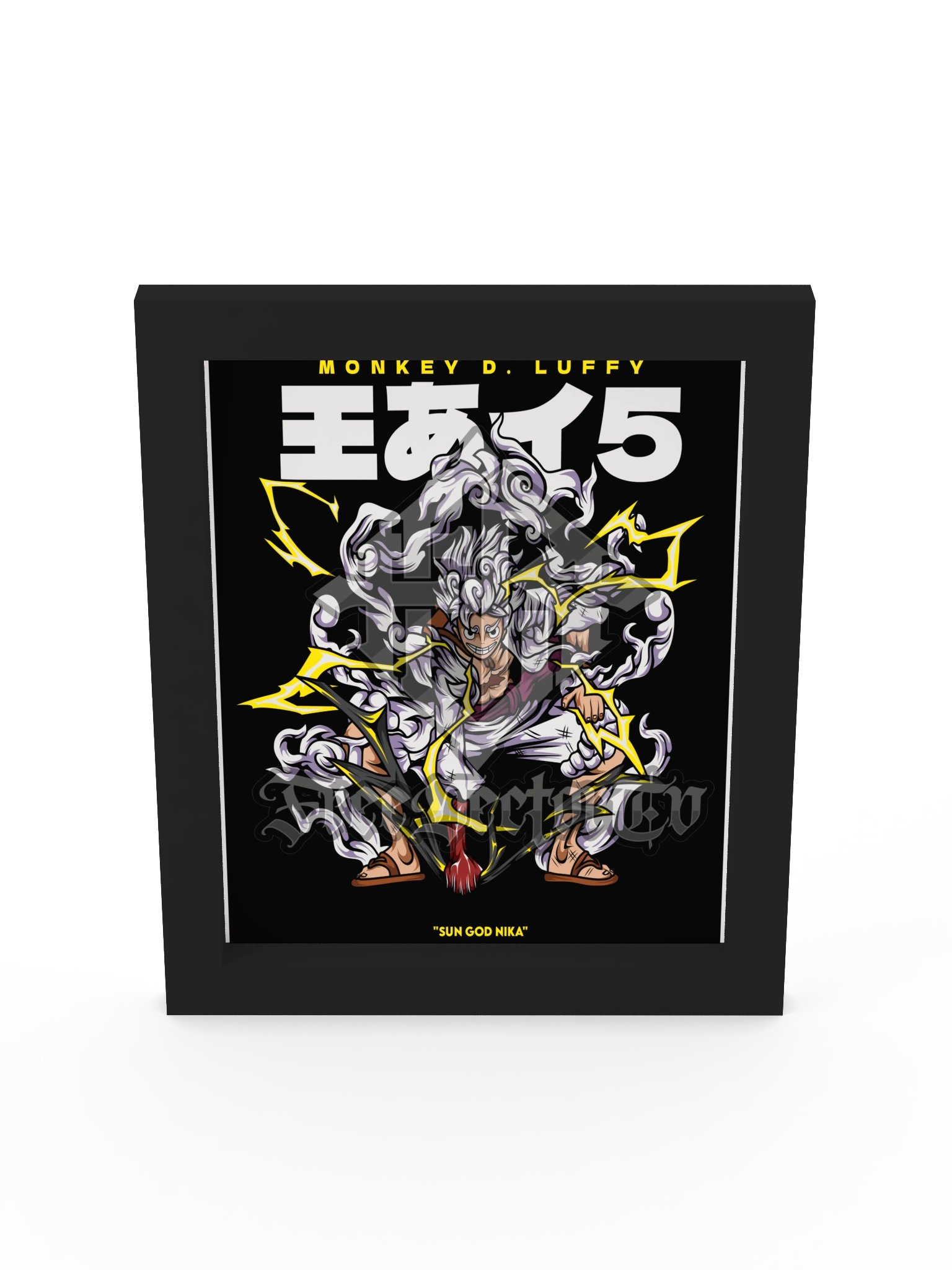 Póster mate de alta calidad enmarcado MONKEY D. LYFFY GEAR 5 product image (123)