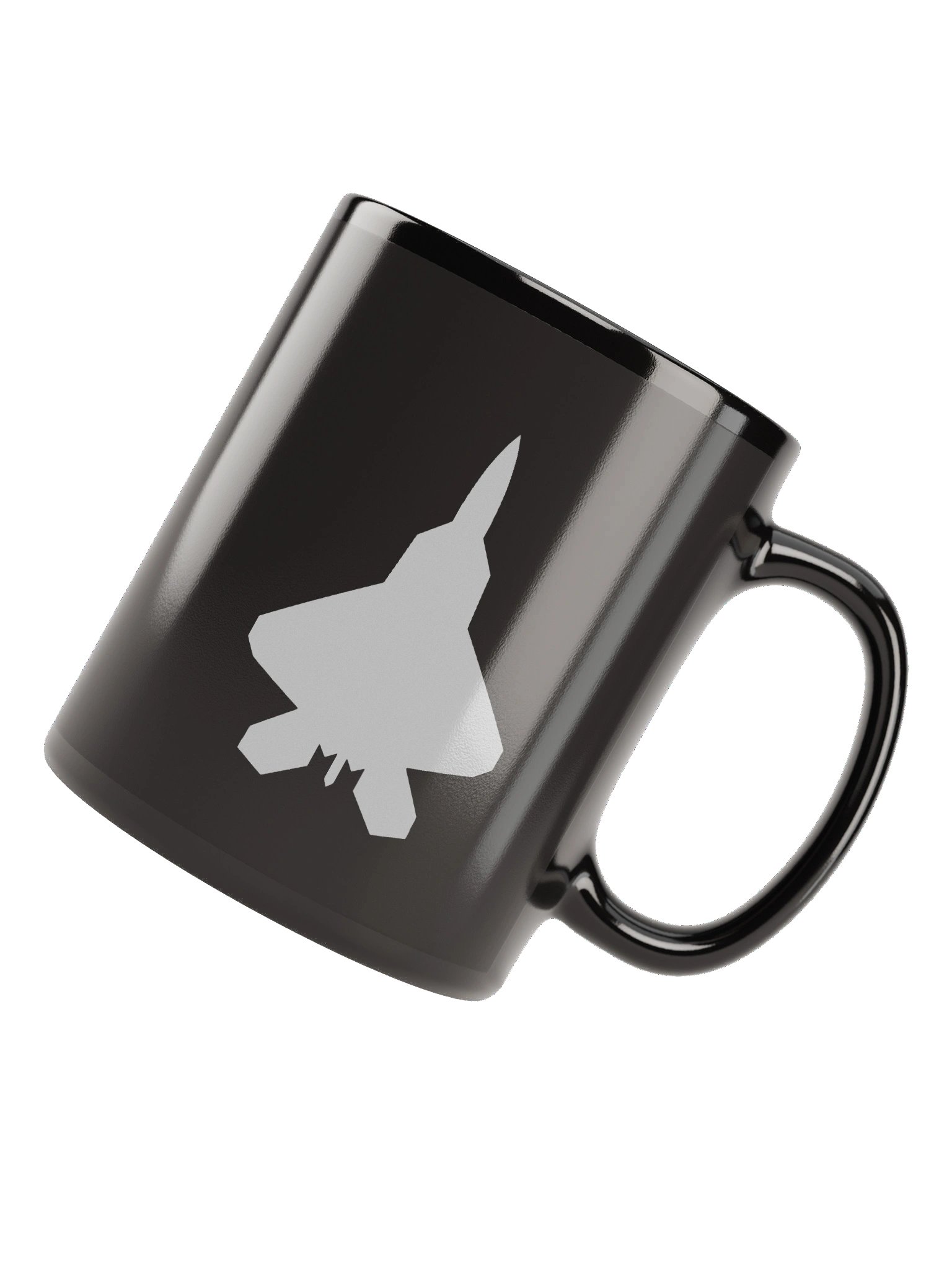 Lockheed Martin F-22 Raptor Silhouette Ceramic Mug product image (8)
