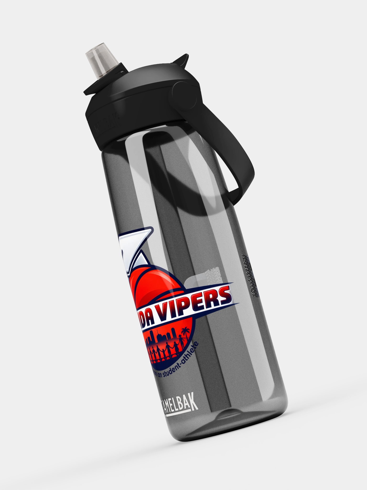 Blacktop Brand Florida Vipers Flip Straw Water Bottle product image (16)