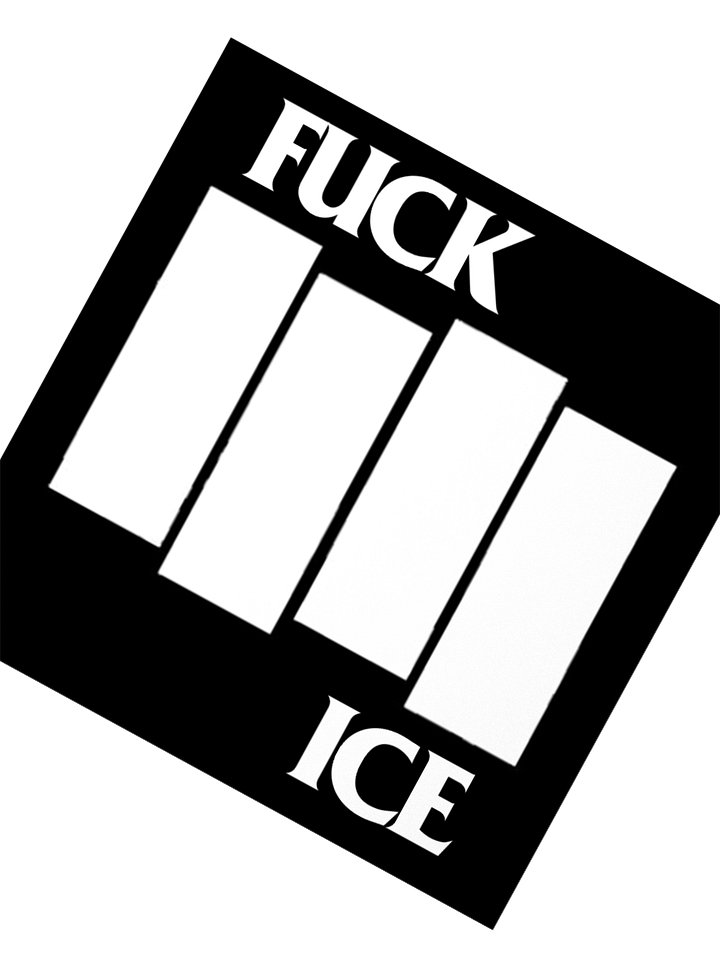 FUCK ICE - FLAG - STICKER product image (4)