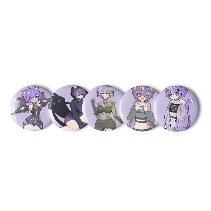 ZaynaKitty Pins (by BwuberryArts) product image (1)
