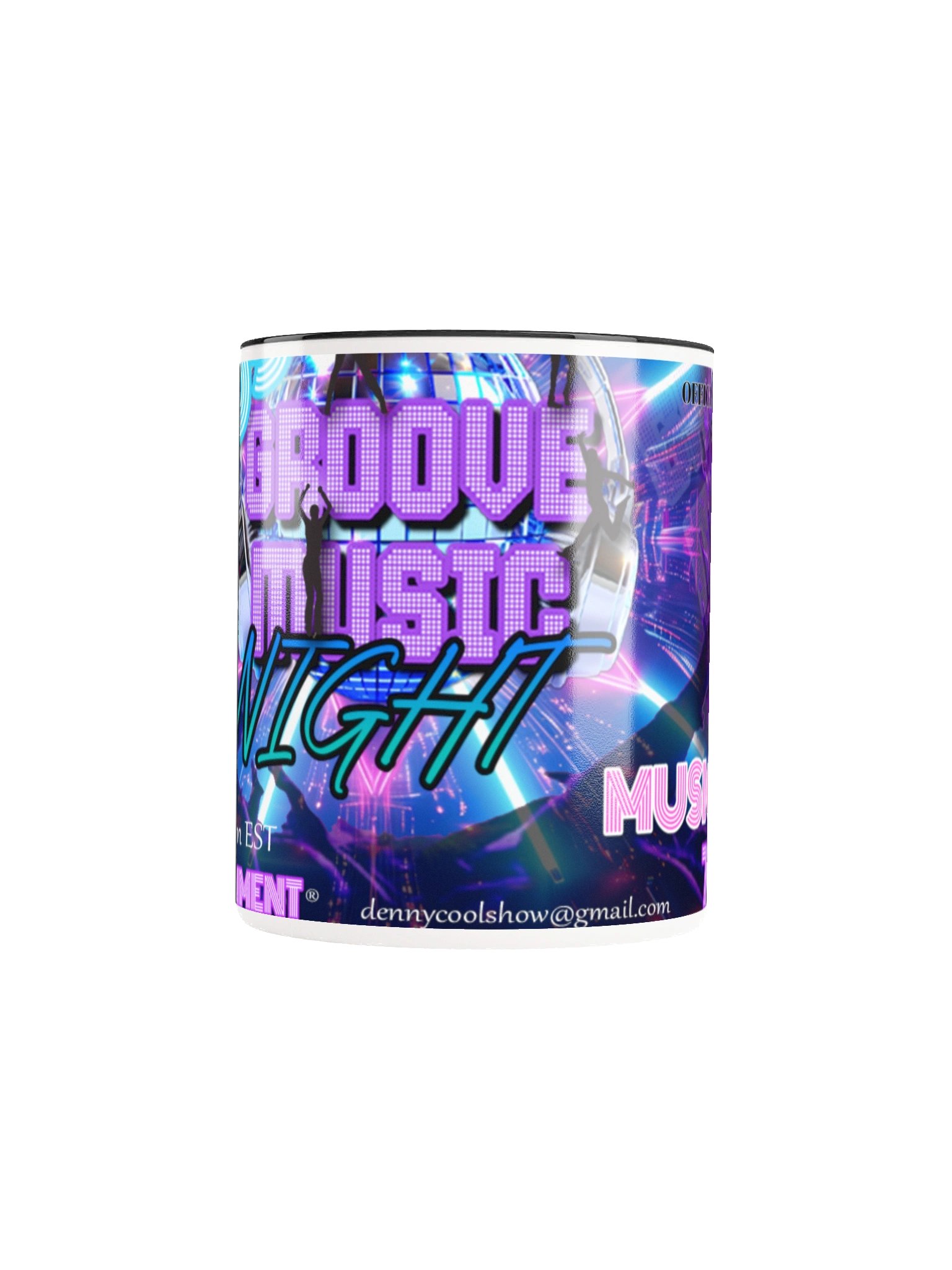 70s Groove Music Night Official Show Banner Ceramic Mug product image (19)