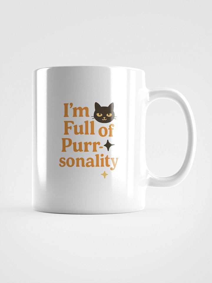 I’m Full of Purr-sonality White Glossy Mug product image (1)
