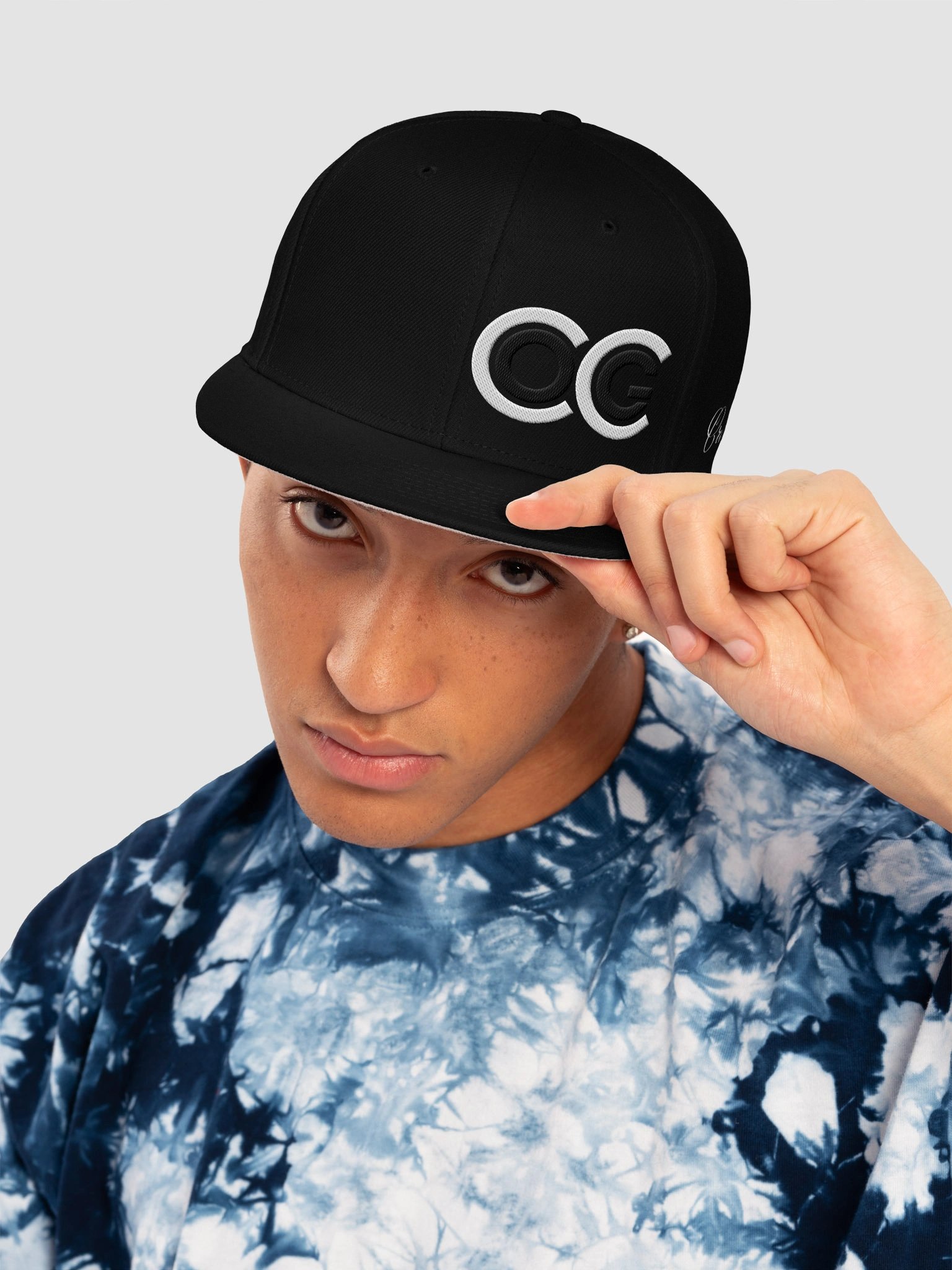 Cocoa Crusty CCOG Flatbill - White/Black on Black product image (5)
