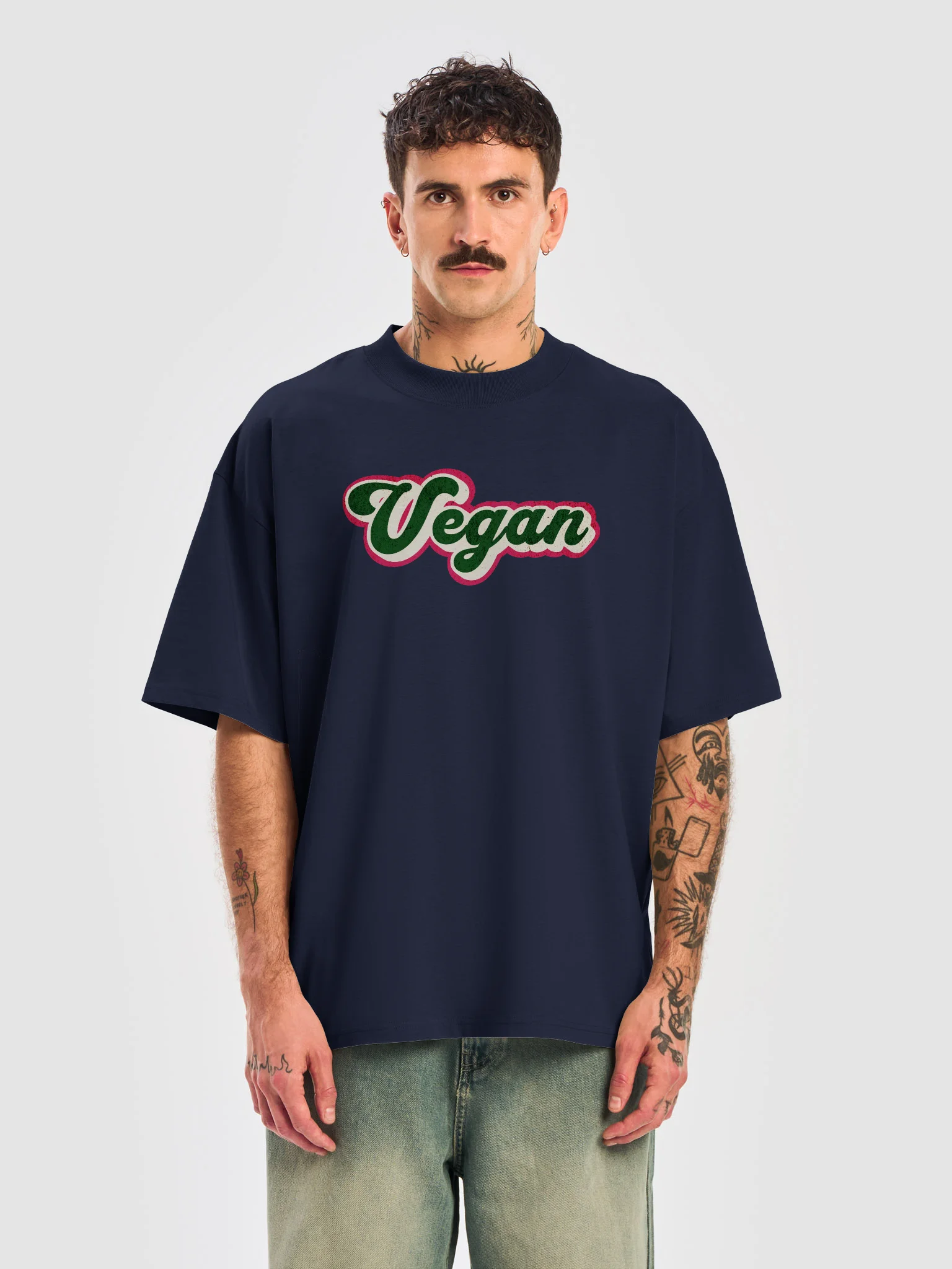 Retro Vegan Oversized Tee product image (3)