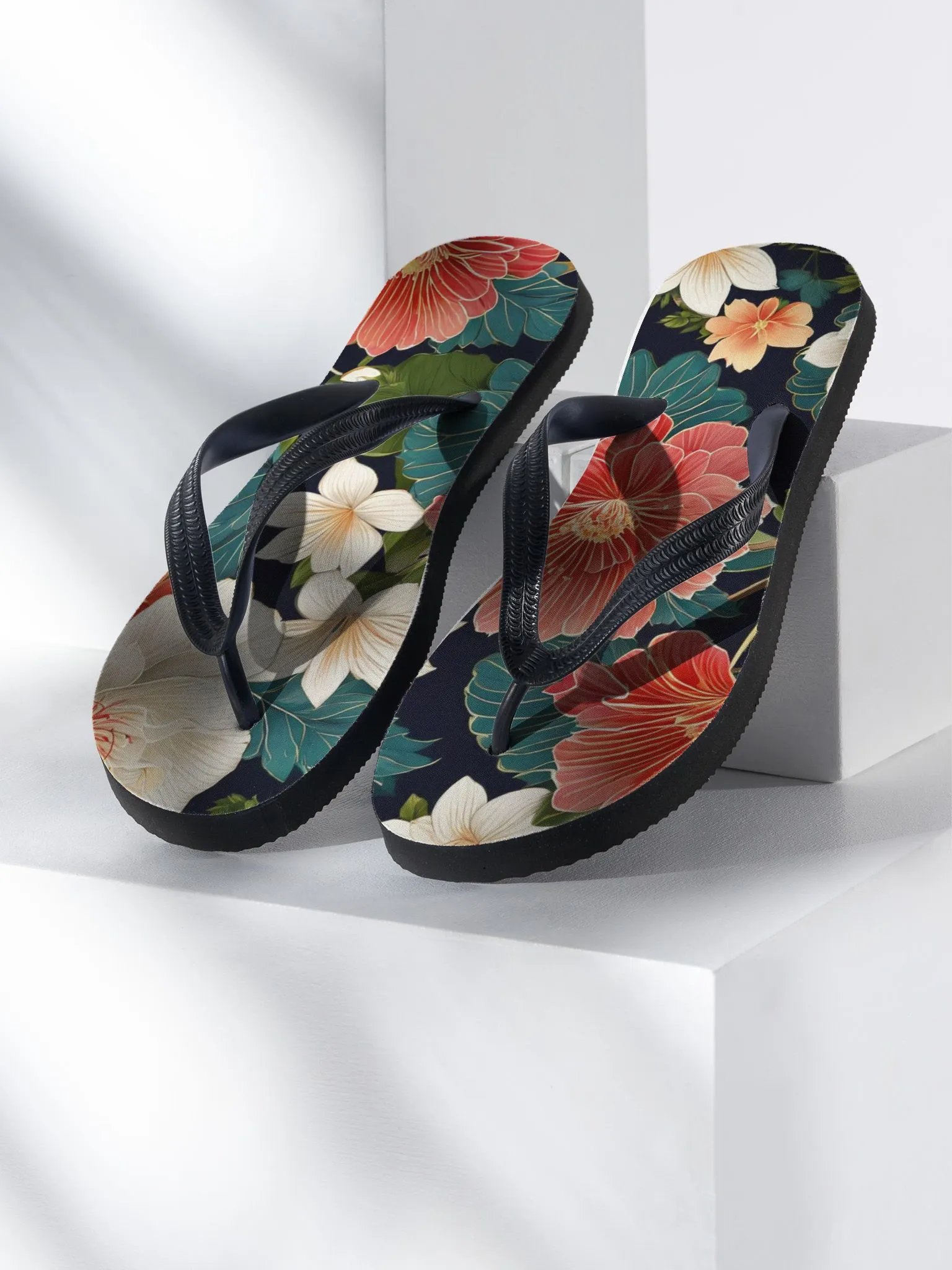 Tropical Blossom Custom Flip-Flops product image (1)