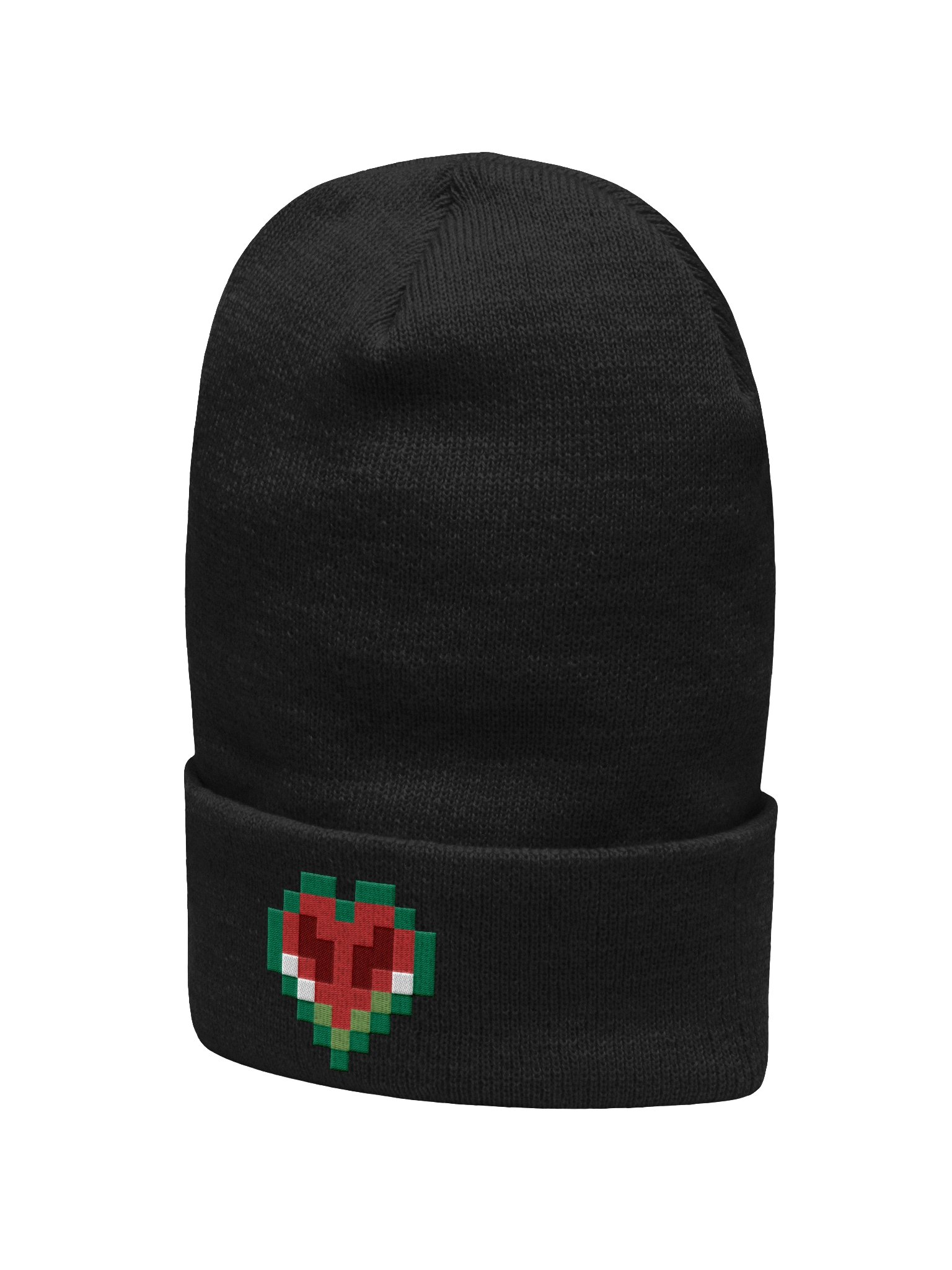 Pixel Heart Beanie — MelissMines product image (2)