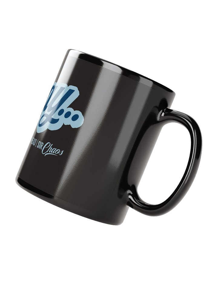 Anyway... Black Mug (blue on blue solid) product image (3)