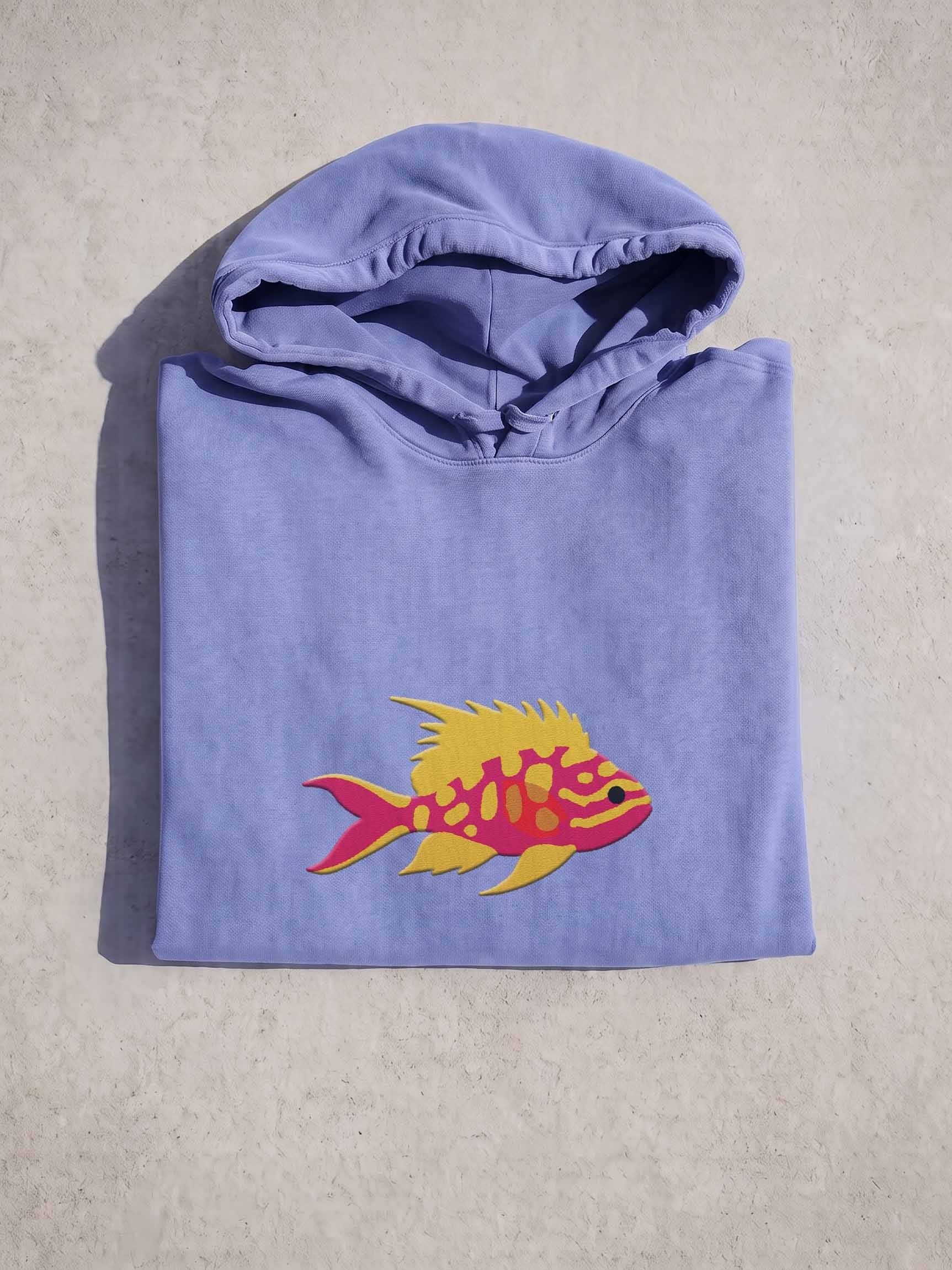 Borbonius Anthias Embroidered Hoodie | Saltwater Reef Aquarium Fish & Ocean Lover Apparel product image (1)